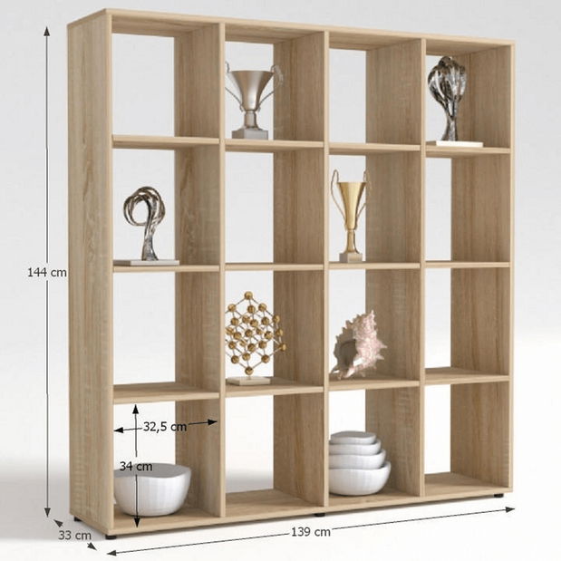 Regál Selma Dub sonoma