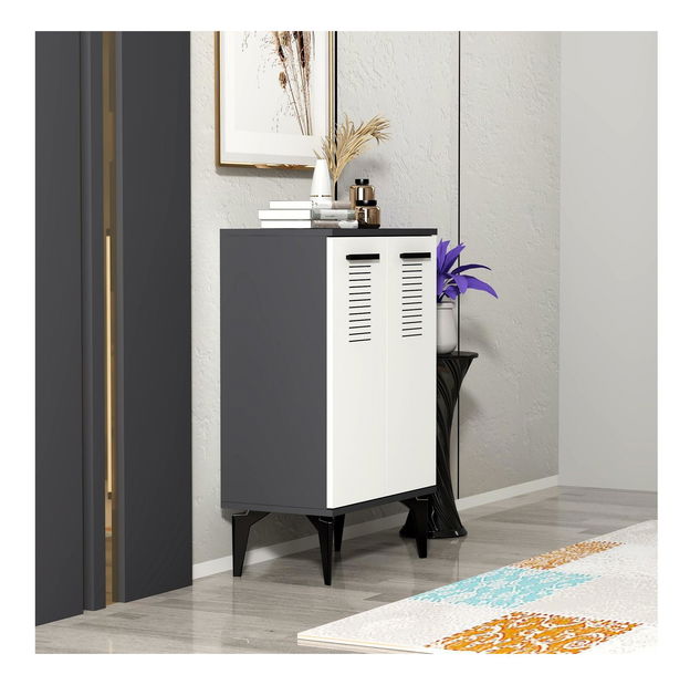  Skříňka Vipapo 7 (antracit + bílá)