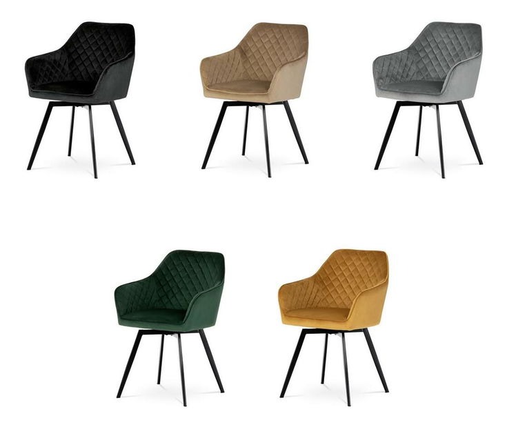 Jídelní židle Danarra-425-BK4 (černá)