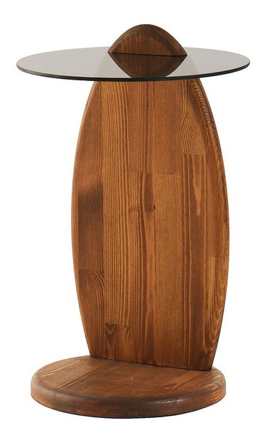 Příruční stolek Surfy (hnědá)