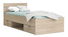Jednolůžková postel 90 cm Myriam (dub sonoma)(bez matrace a roštu)