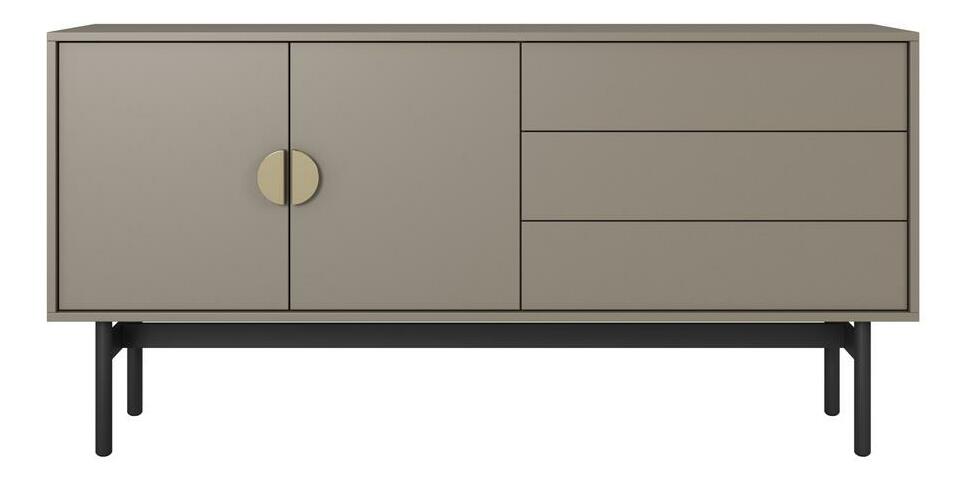 TV skříňka/stolek Stellia S1 (cappuccino + černá)