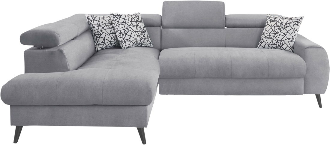 Rohová sedačka Mila Plus (šedá) (L)