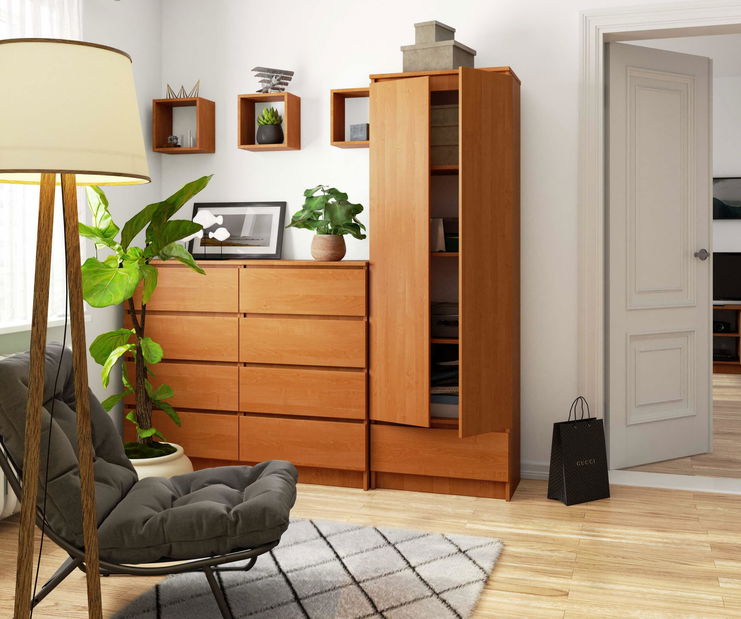 Policová skříň Renzo (olše)