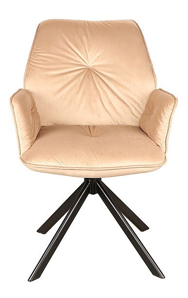 Jídelní židle Becki (světlohnědá + černá)