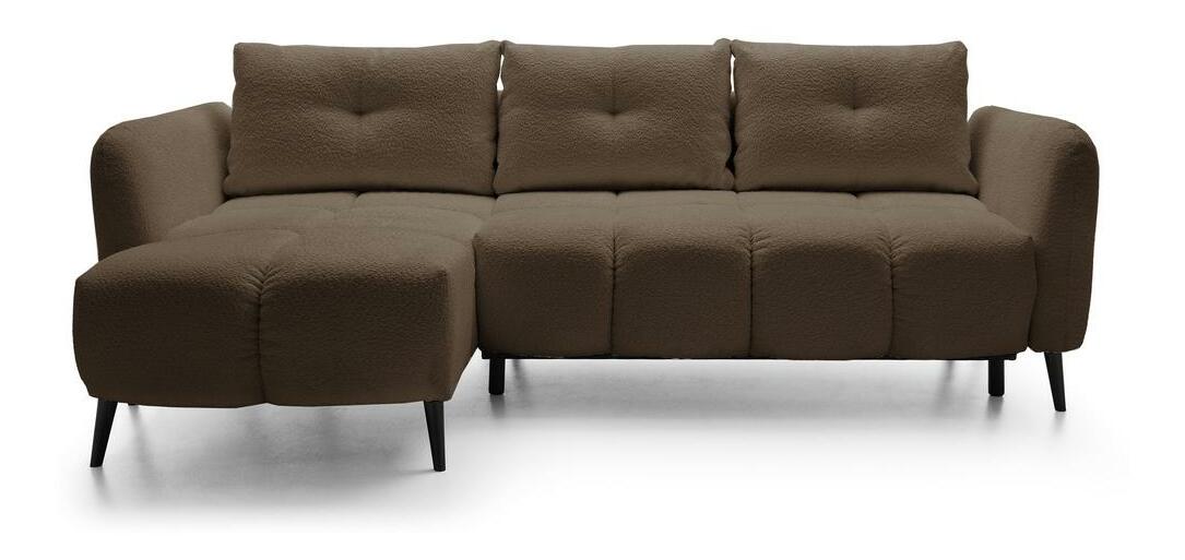 Rohová sedací souprava Odysea (L) (béžová + černá)