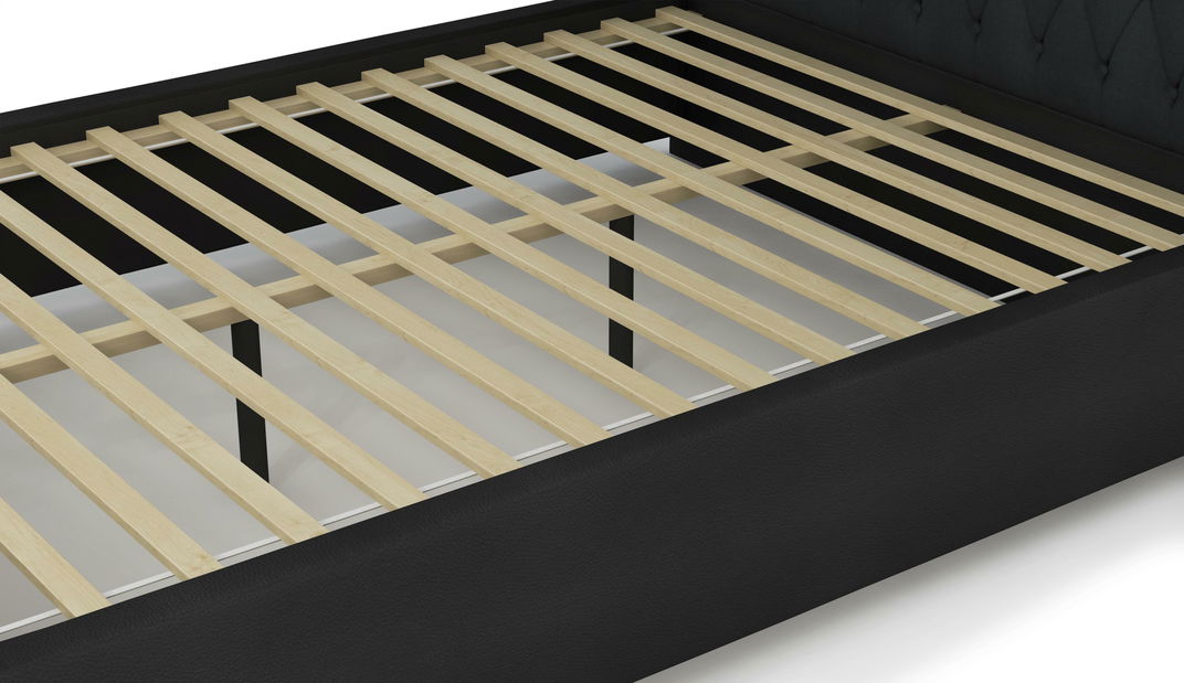 Manželská postel 140 cm Saturio (s roštem)