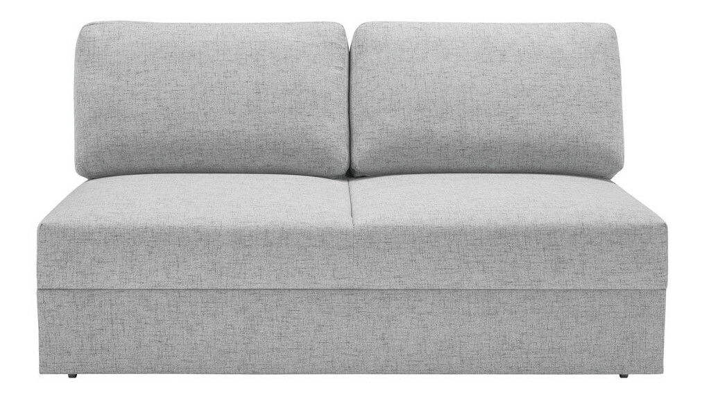 Pohovka dvojsedačka bez boků BRW Liam 2F (šedá)