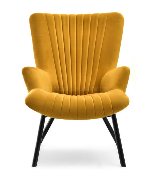 Designové křeslo Lanzaris (zlatá)