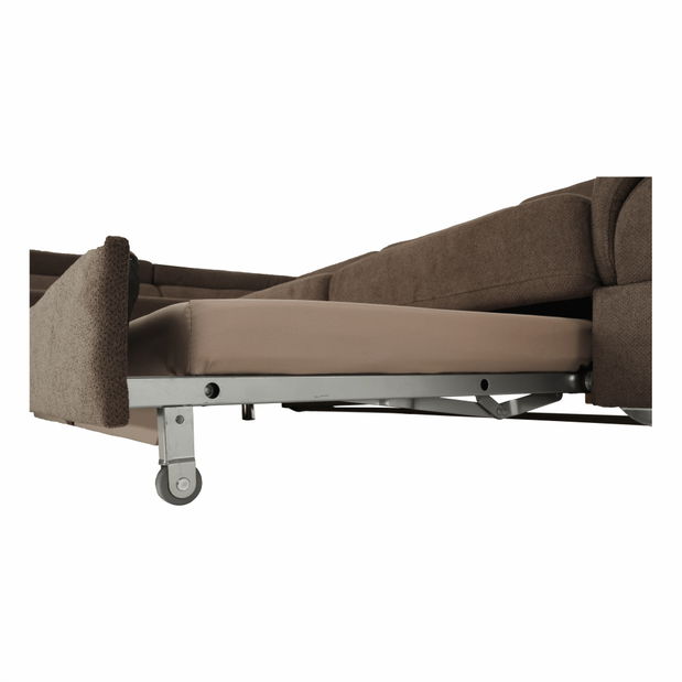 Rohová sedačka Lyng (hnědá) (L)