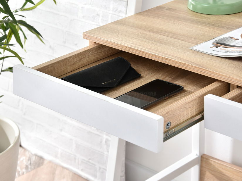 PC stolek Boge B (dub + bílá)