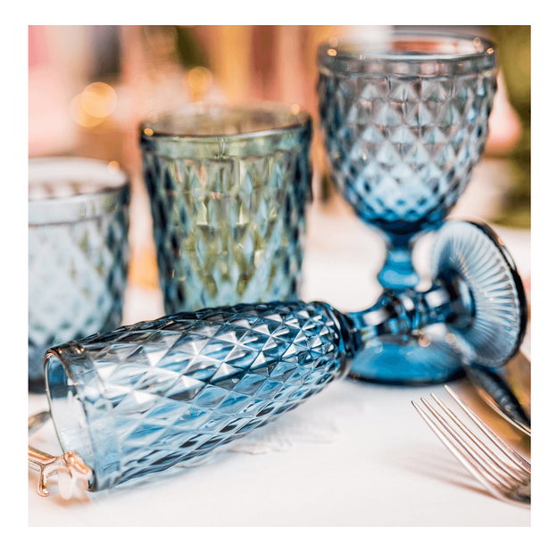 Set 4 ks retro sklenic na šampaňské 150ml Verogas Typ 4 (vícebarevné)