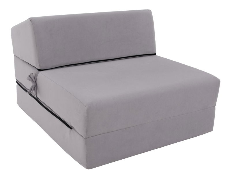 Rozkládací křeslo Plantearan (světle šedá)