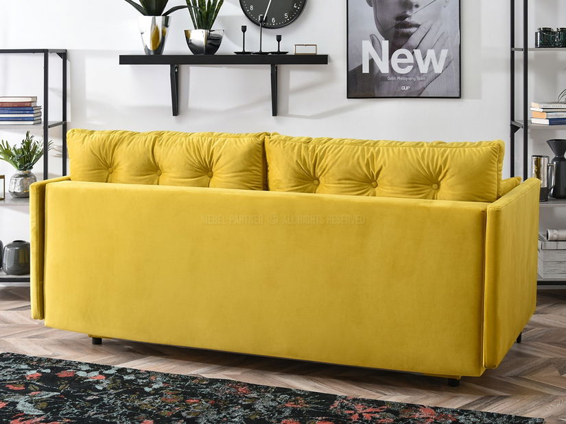 Pohovka dvousedačka Mastil (černá)