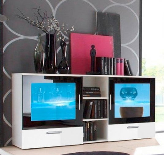 Vitrína Lyra 20 WS LYS (s osvětlením)