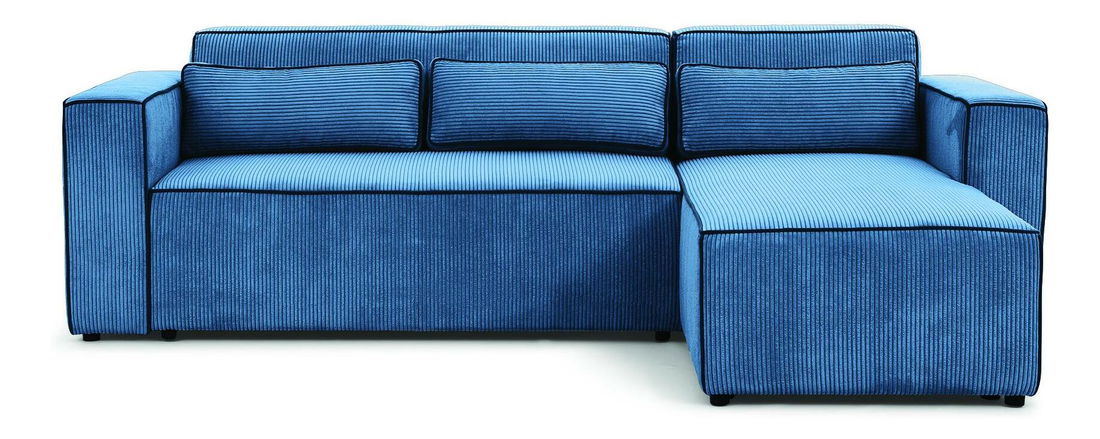 Rohová sedačka Castello 1 (modrá) (P)