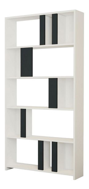 Regál Limba (bílá + antracit)