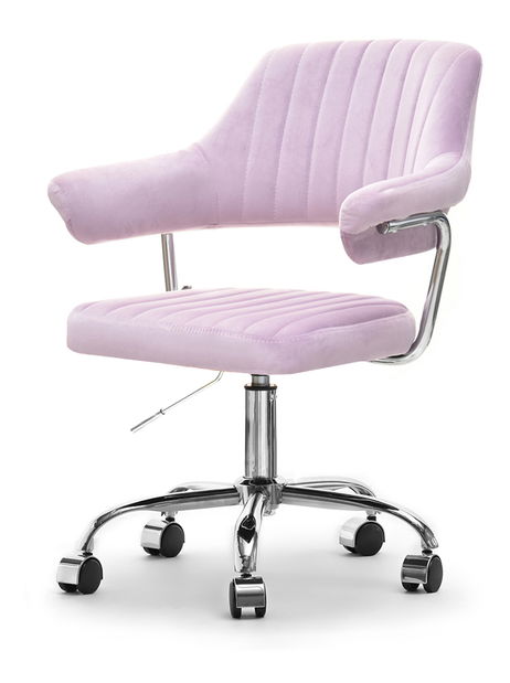 Židle Merylyn (šeřík + chromová)