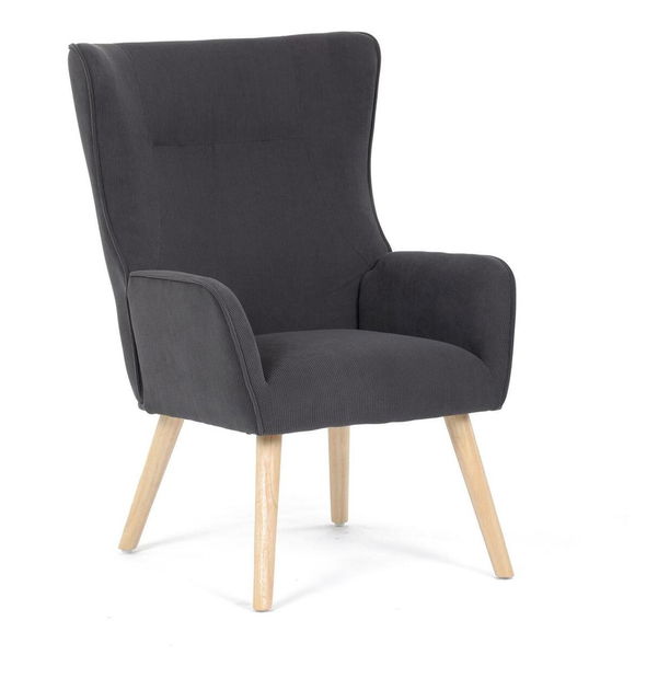 Křeslo Atribuian (tmavě šedá)