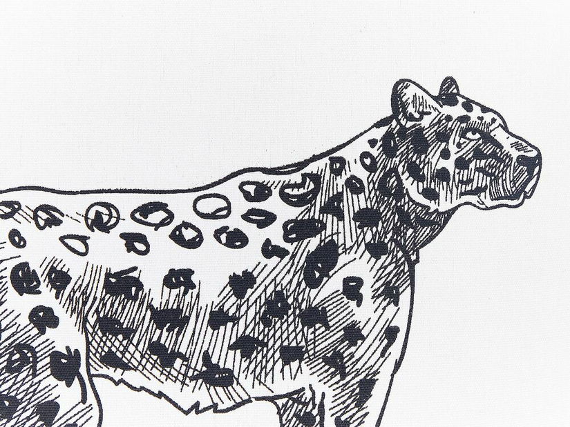 Sada 2 ozdobných polštářů 45 x 45 cm Marina (bílá)