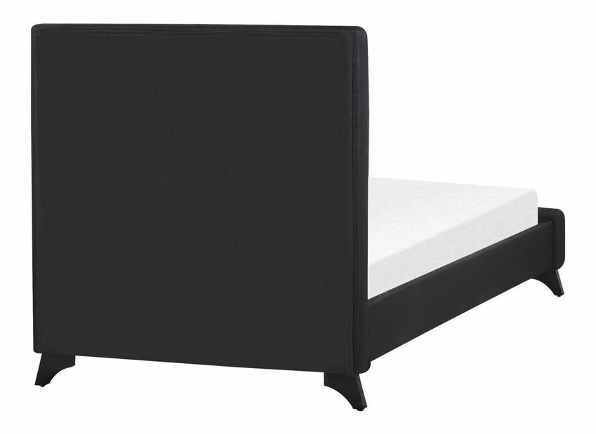 Jednolůžková postel 90 cm AMBRE (s roštem) (černá)