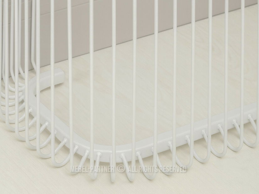 Konzolový stolek Naviole (mramor + bílá)