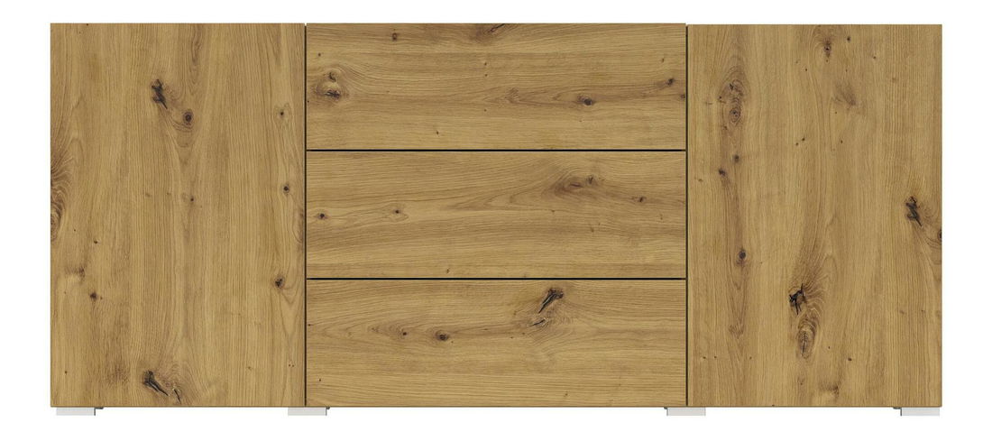 Komoda Avernic Typ 26 (černá + dub artisan)