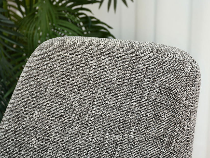 Křeslo Elba (sivobéžová + dub)