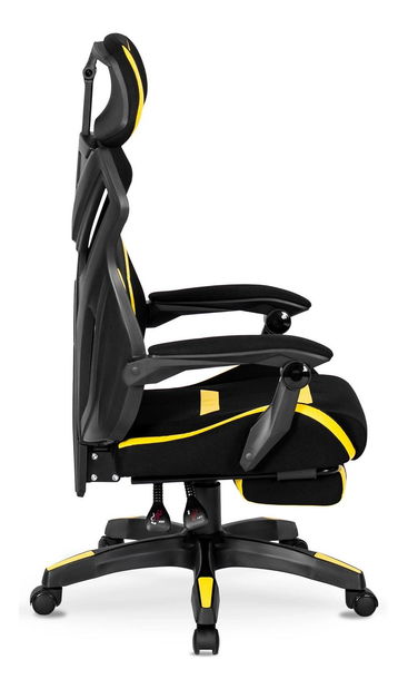 Herní křeslo Mananera (černá + žlutá)