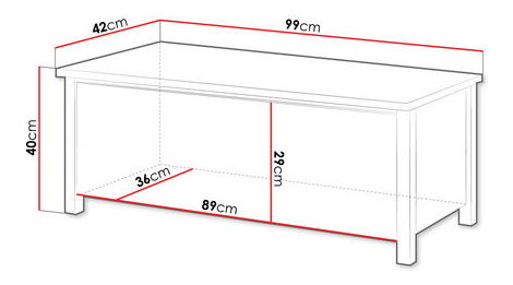 Skříňka Kokos KS-1 (bílá + dub nash)