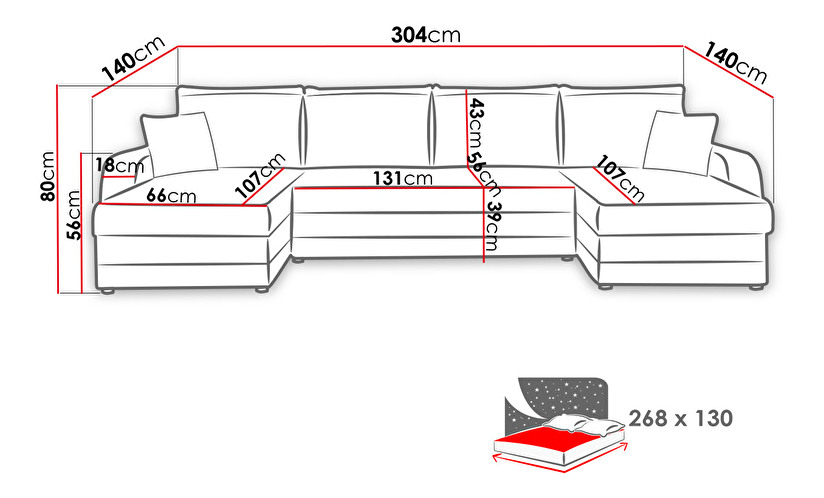 Sedačka do U Pax (Alova 36 + Alova 71)