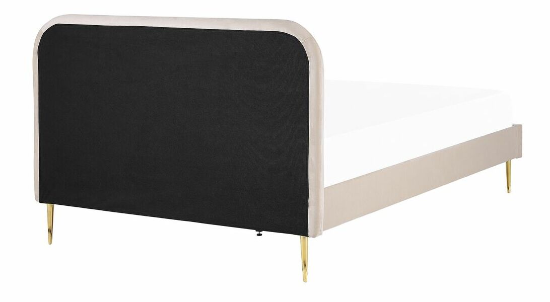 Manželská postel 140 cm Faris (béžová) (s roštem)