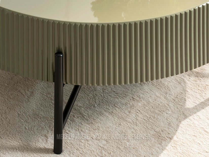 Konferenční stolek Número (zelená + černá)