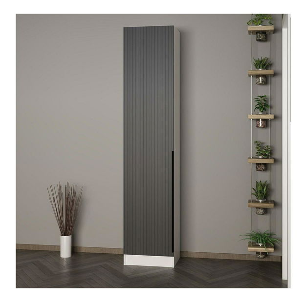 Policová skříň Nemake 41 (antracit)