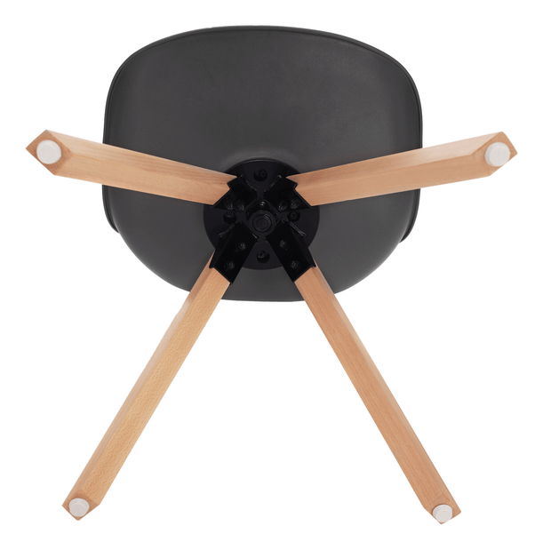 Otočná židle Dolena (tmavě-šedá ekokůže)