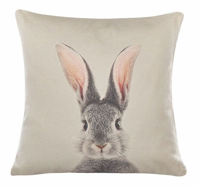 Sada 2 ozdobných polštářů 45 x 45 cm Quere (šedá)