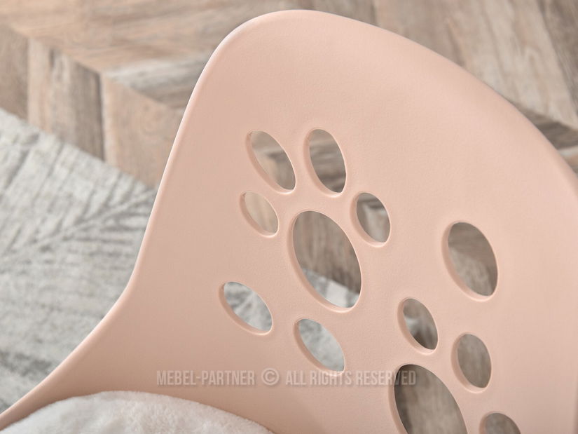 Dětská židle Footy (růžová + bílá)