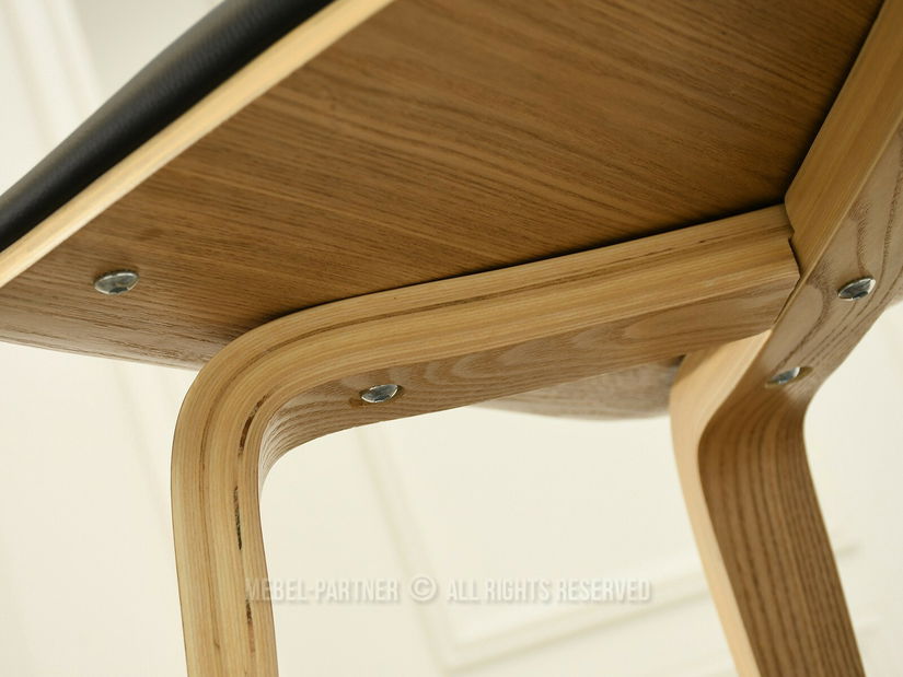 Jídelní židle Vicisitudes (černá + dub)