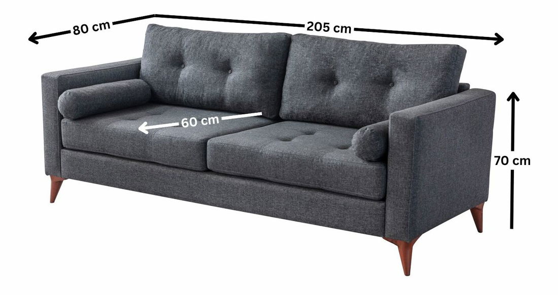 Pohovka trojsedačka Flexxia (bílá)