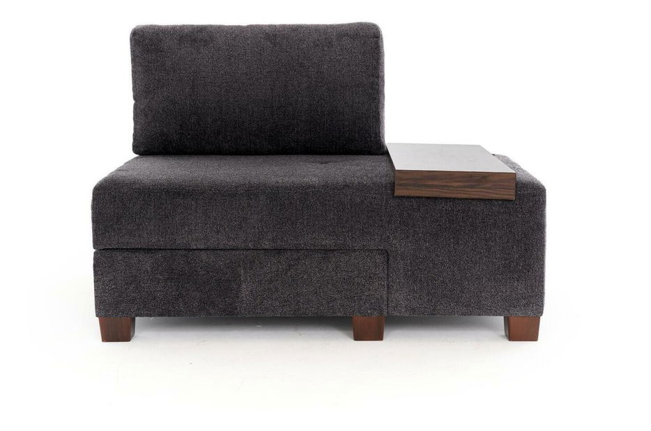 Rozkládací křeslo Perenilla C (P) (antracit + ořech)