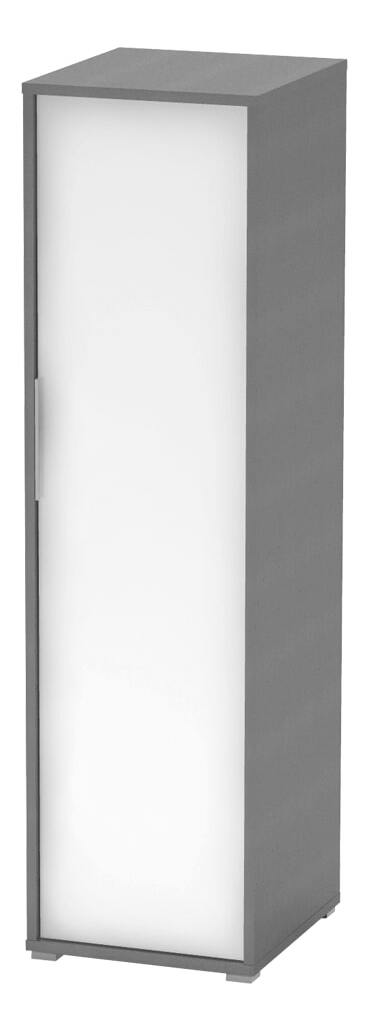 Šatní skříň Hamila NEW TYP 20 (grafit + bílá)