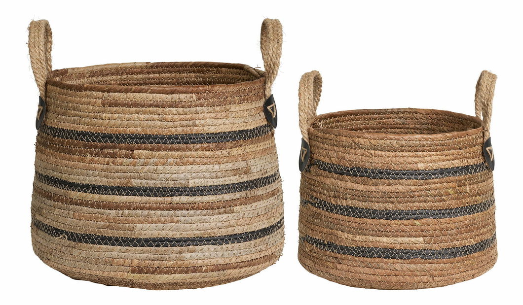 Set 2 ks košíků Eurelia (přírodní)
