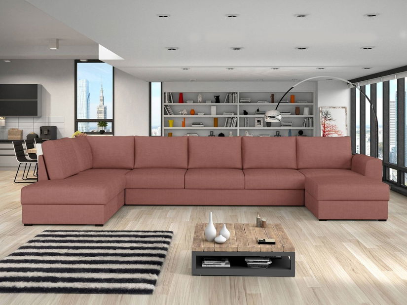 Rohová sedací souprava Celeste (bílá)