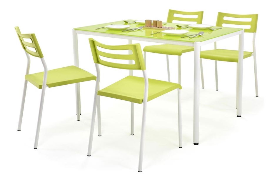 Jídelní set Figaro limetka (pro 4 osoby)