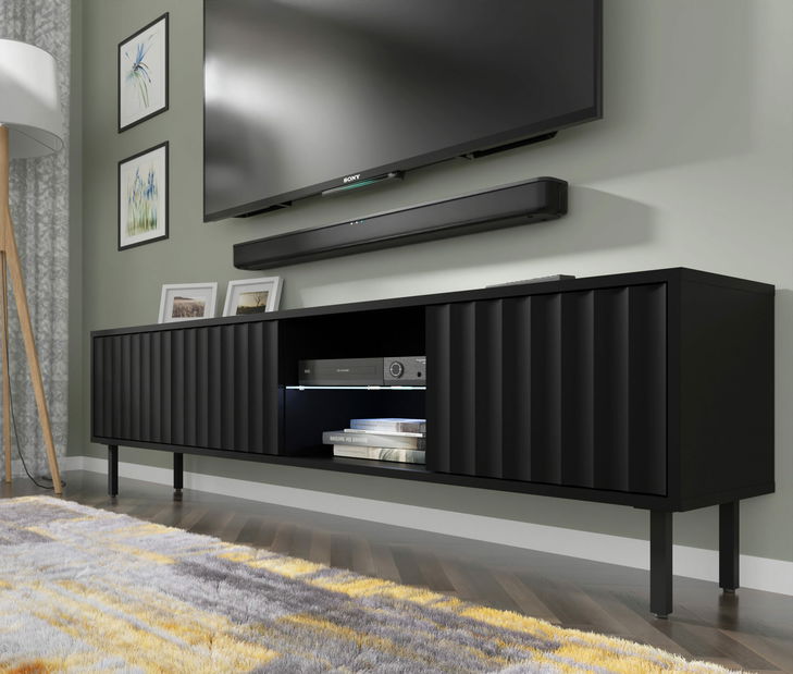 TV stolek/skříňka 156 Vinear (černá)