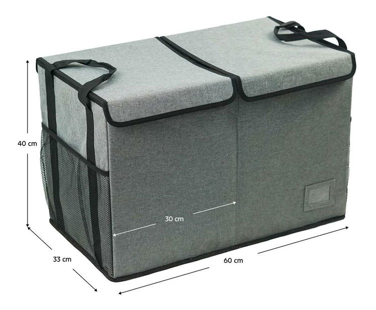 Úložný box Dierer (šedá + černá)