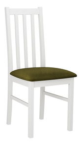 Jídelní židle Dalam X (bílá + olivová)