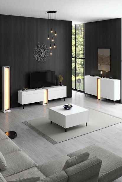  Stojící lampa Novium 2 (bílá)