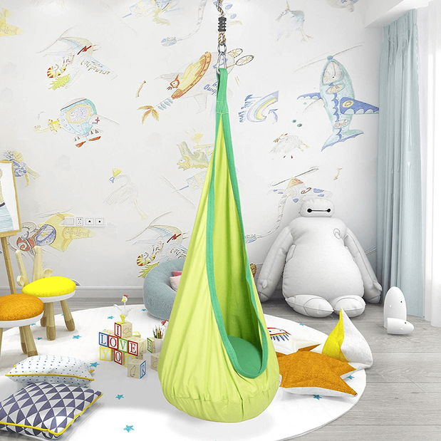 Závěsné houpací křeslo Sentra (zelená)