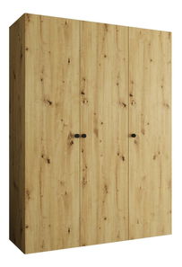 Šatní skříň 150 cm Parna 1 (dub artisan + černá)